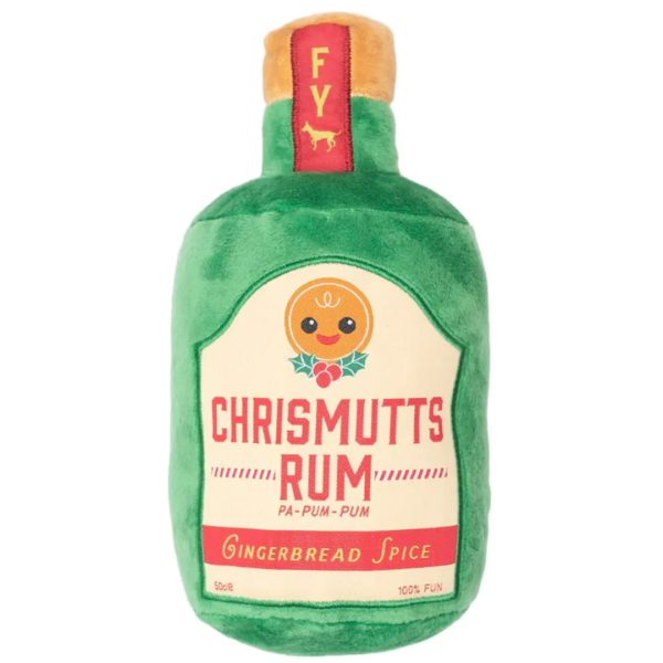 FY76313 FuzzYard Chrismutts Rum-Pa-Pum Dog Toy