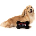 FY90074 FuzzYard Halloween Plush Dog Toy - Bite Me Bone [SizeSmall]