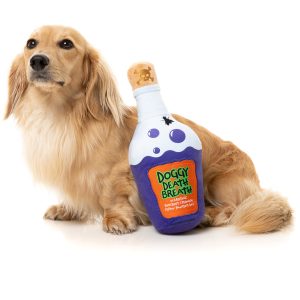 FuzzYard Halloween Plush Dog Toy - Doggy Death Breath Potion