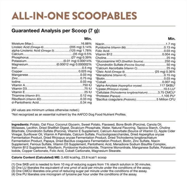 NV-SCOOP-AIO NaturVet Scoopables All-In-One Daily Essentials 4-in-1 Support Dog Supplement [Wt 11 oz ]