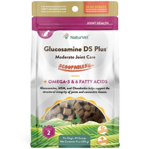 NV-SCOOP-GDS NaturVet Scoopables Glucosamine DS Plus Moderate Joint Care For Dogs [Wt 11 oz]