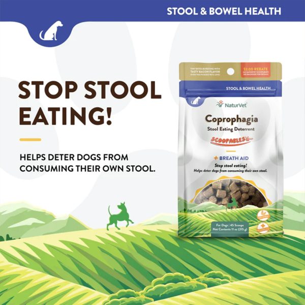 NV-SCOOP-SSE NaturVet Scoopables Coprophagia Stool Eating Deterrent [Wt 11 oz ]