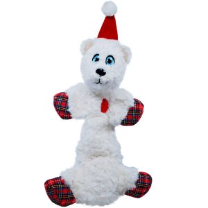 KONG Holiday – Low Stuff Flopzie Polar Bear