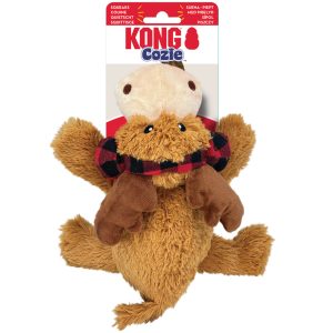 KONG Holiday Medium Cozie Reindeer Ear Muffs