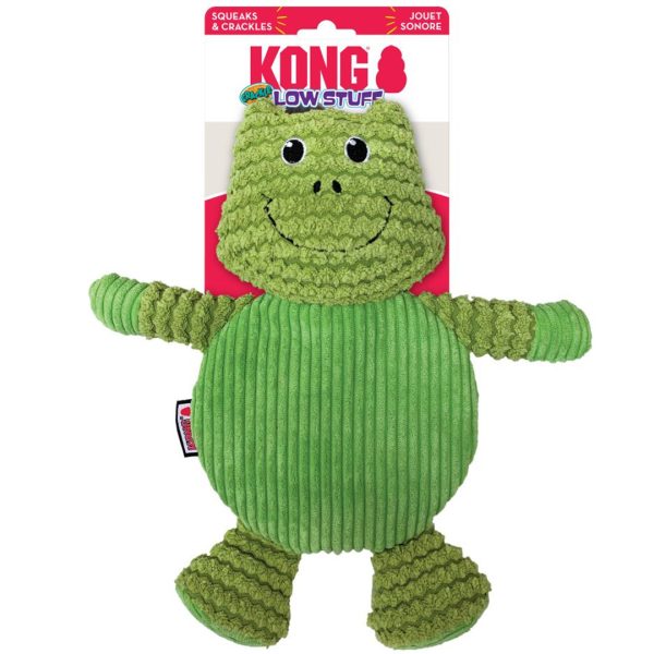 KONG Low Stuff Crackle Tummiez Frog