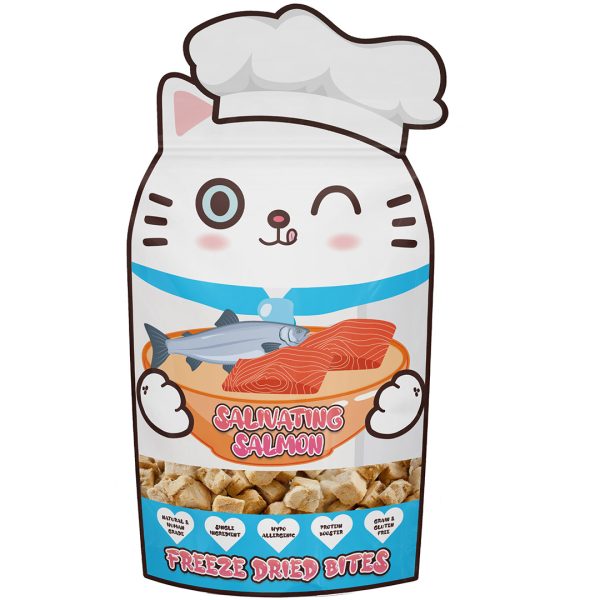 JOL-3383 Jollycat Salivating Salmon Freeze Dried Bites 30g