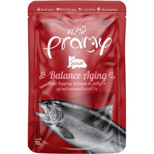 Pramy Balance Aging Tuna Topping Salmon in Jelly for Senior Cat (70g)