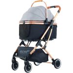 Pet Stroller - BNDC Pet Prams 106 - Silversky