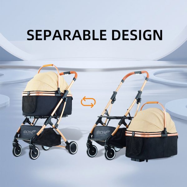 BNDC Pet Prams 106 - Silversky