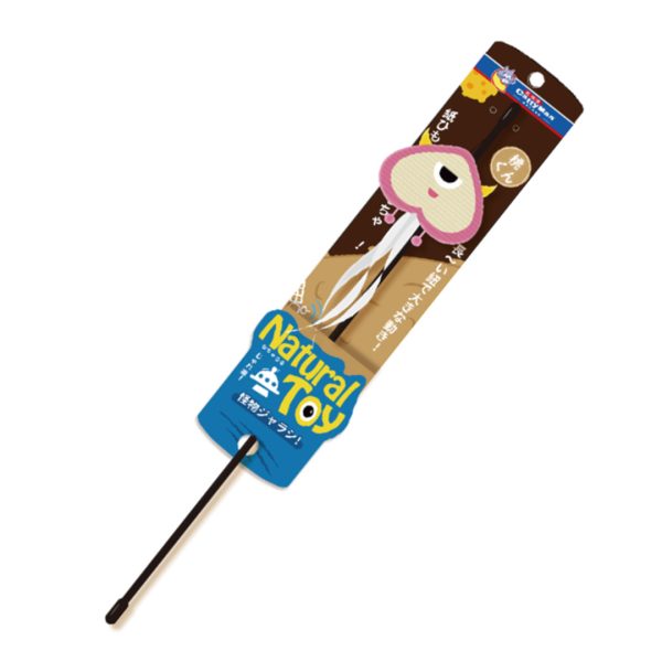 CattyMan Peach Monster Cat Stick Toy