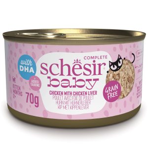 Schesir Baby Wholefood - Chicken with Chicken Liver - Silversky