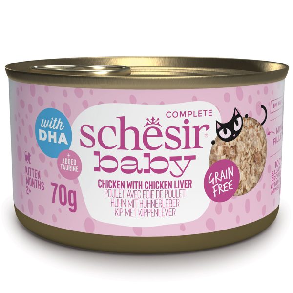 Schesir Baby Wholefood - Chicken with Chicken Liver - Silversky