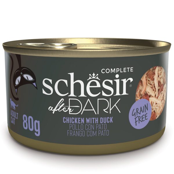 Schesir After Dark Wholefood Chicken with Duck - Silversky