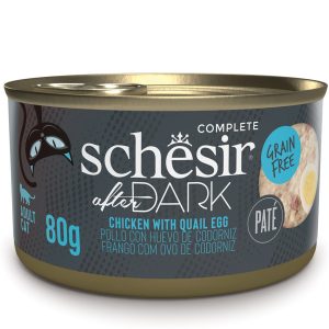 Schesir After Dark Pete (80g) Chicken with Quail Egg - Silversky