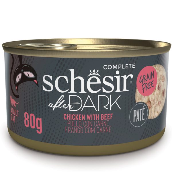 Schesir After Dark Pete (80g) Chicken with Beef - Silversky