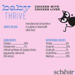 Schesir Kitten Thrive Sachet - Chicken With Chicken Liver in cream - Silversky