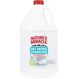 E-P5560 Nature's Miracle No More Marking Pet Stain and Odor Removal for Dogs (128oz)