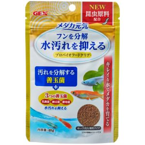 GX039934 GEX Medaka Genki Probio Food Clear 40g - Reinbiotech