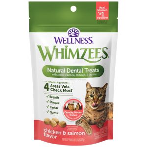 WHZ2005 Whimzees Cat Dental Treats - Chicken & Salmon Flavor - Silversky