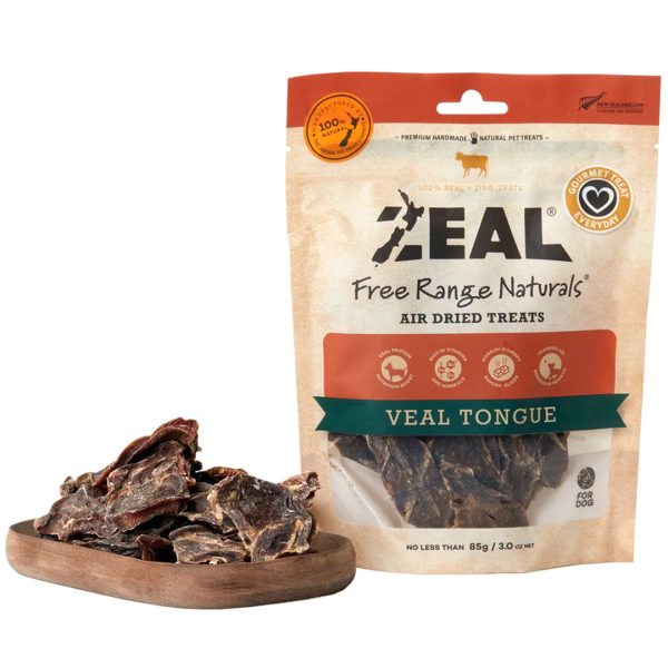 ZLVT85 Dog Pouches Veal Tongue 85g - Zeal - Silversky