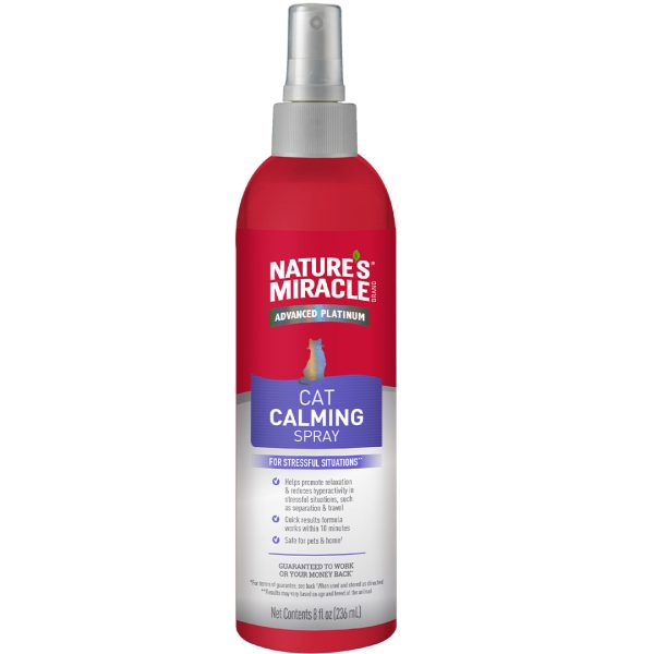 E-P98355 Nature's Miracle Advanced Platinum Cat Calming Spray (8oz)