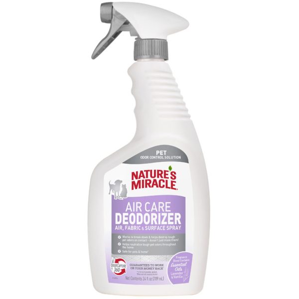 E-P98440 Nature's Miracle Air, Fabric & Surface Spray - Lavender & Vanilla Scent (24oz)