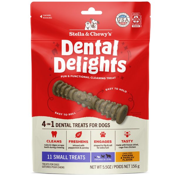 SC-DDTS-5.5 Stella & Chewy's Dental Delights Dog Treats - Small