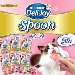 Unicharm Deli-Joy Spoon Cat Treat (10g x 4)