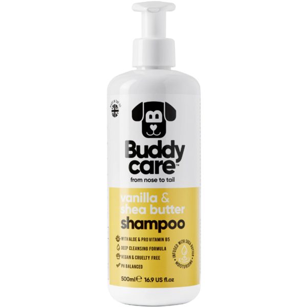 BD61001 Buddycare Vanilla & Shea Butter Dog Shampoo (500ml) - Reinbiotech