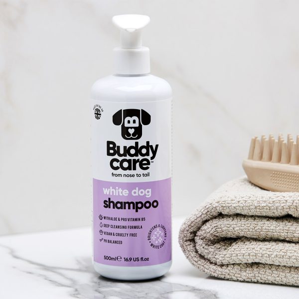 BD61506 Buddycare White Dog - Dog Shampoo (500ml) - Reinbiotech