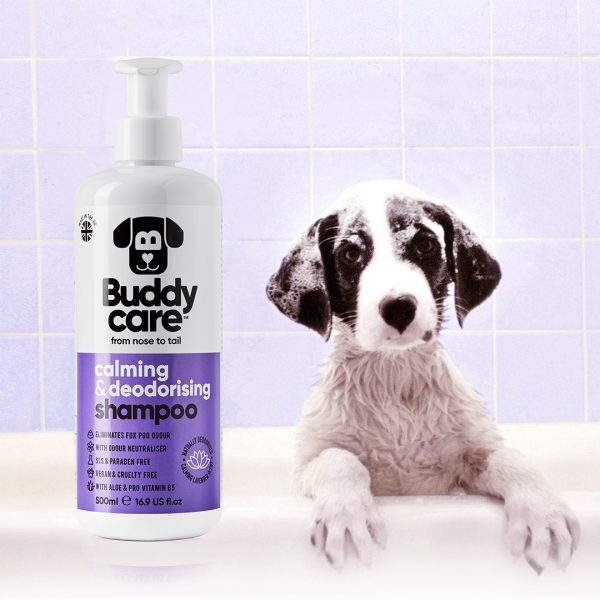 BD66501 Buddycare Calming & Deodorising Lavender Dog Shampoo (500ml) - Reinbiotech