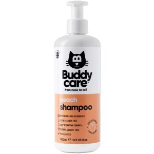 BD71000 Buddycare Peach Cat Shampoo (500ml) - Reinbiotech