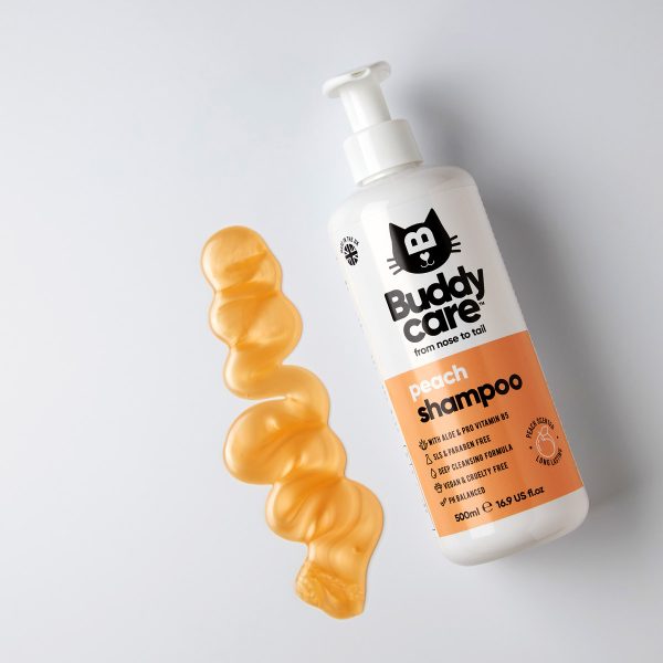 BD71000 Buddycare Peach Cat Shampoo (500ml) - Reinbiotech