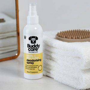 BD75503 Buddycare Vanilla & Shea Butter Dog Deodorising Spray (200ml) - Reinbiotech