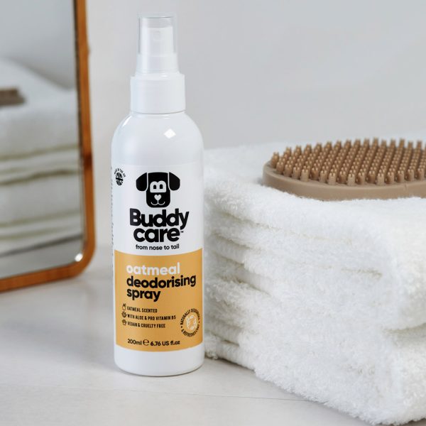 BD76005 Buddycare Oatmeal Dog Deodorising Spray (200ml) - Reinbiotech