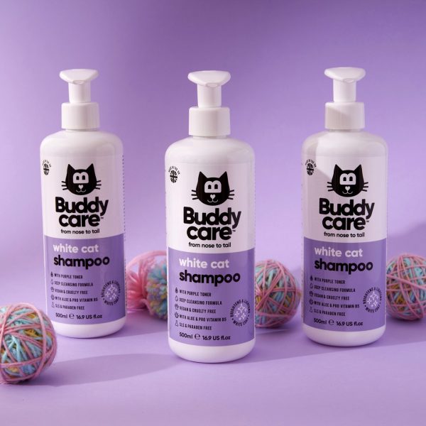 BD78504 Buddycare White Cat Shampoo (500ml) - Reinbiotech