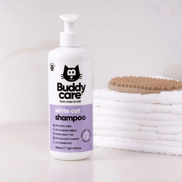 BD78504 Buddycare White Cat Shampoo (500ml) - Reinbiotech