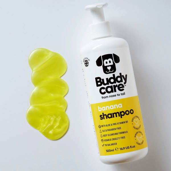 BD91008 Buddycare Banana Dog Shampoo (500ml) - Reinbiotech