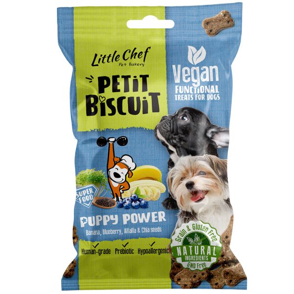 LC030526 Little Chef Petit Biscuit Grain Free Puppy Power (100g) - Reinbiotech