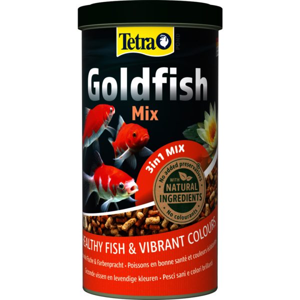 TT712625 - Tetra Pond Goldfish Mix 1L 140g - Reinbiotech