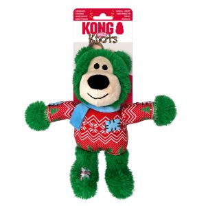 K024D113 K024D112 KONG Holiday Wild Knots Bear Assorted