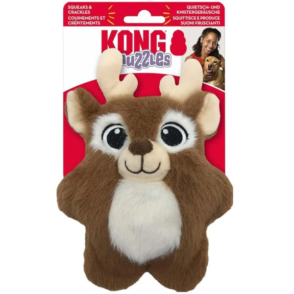 K024D115 KONG Holiday Snuzzles Reindeer