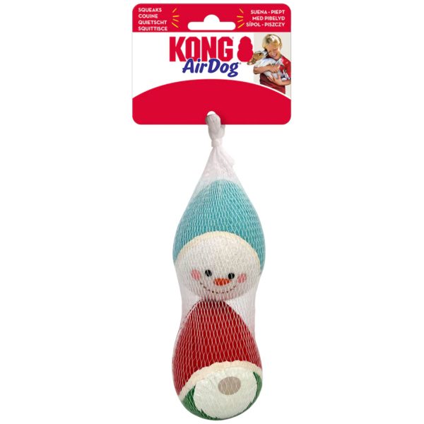 K024D191 KONG Holiday AirDog® Squeaker Egg 2-pk (M)