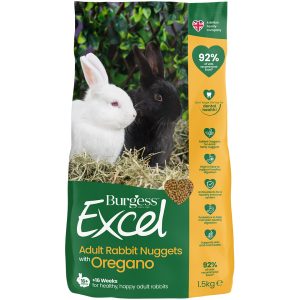 B12A Burgess Excel Adult Rabbit Nuggets with Oregano (1.5kg)