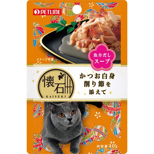 PL-26705 Katsuo White Meat with Kezuribushi (Soup) 40g - Petline Kaiseki Pouch - Silversky