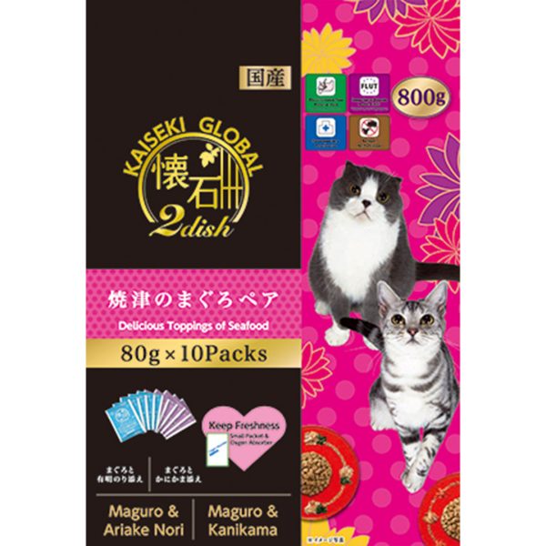 PL-27528 Umi no Oishisa - Petline Kaiseki 2 Dish Dry Food (10 x 80g)