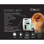 TI-112275 TI-223476 True Iconic Texture V Bath For Dogs - Silversky