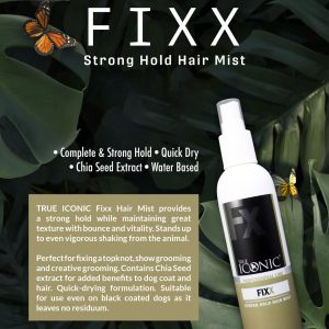 TI-333311 True Iconic Fixx - Strong Hold Hair Mist For Dogs (250ml) - Silversky