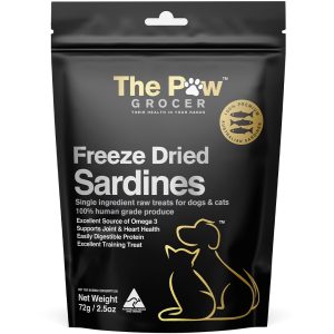 TPG-50819 The Paw Grocer Black Label Sardines Cat & Dog Treats (72g)