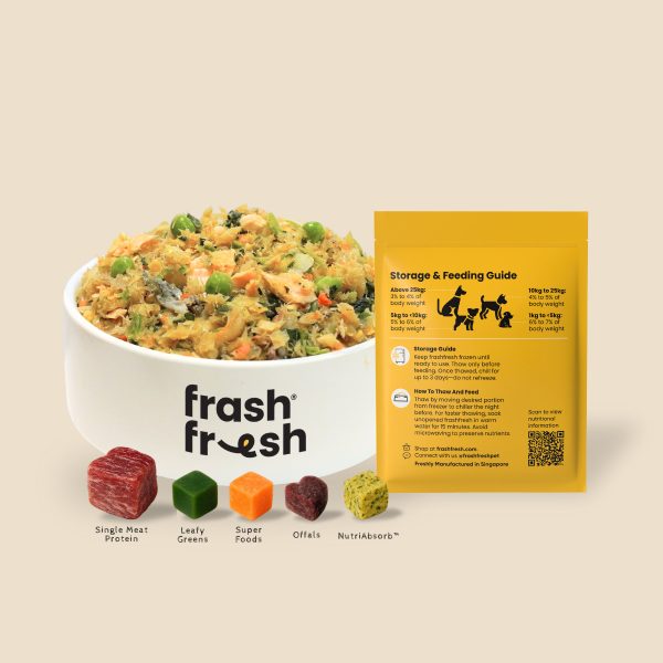 FF-CLA-68537 frashfresh Cooked Dog Food with NutriAbsorb™ (Low-Allergen Fish)